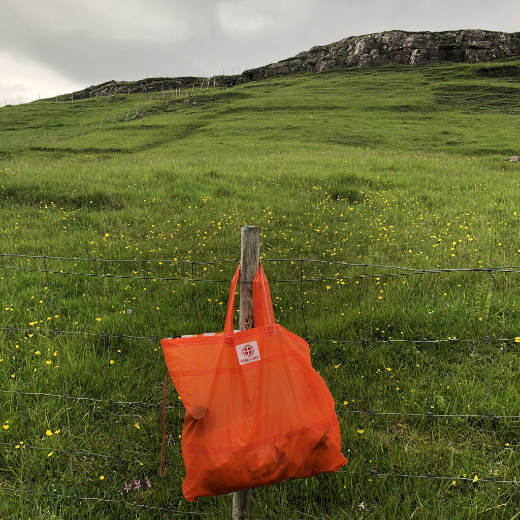 kite mulepose på Færøerne