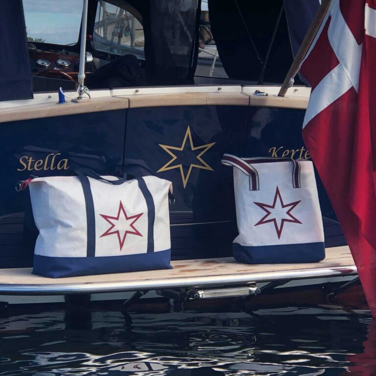 Mulepose og taske med stella logo