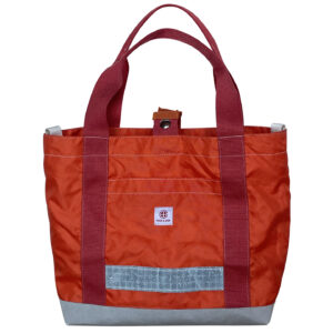 taske af genanvendt stof fra Viking redningsflåde